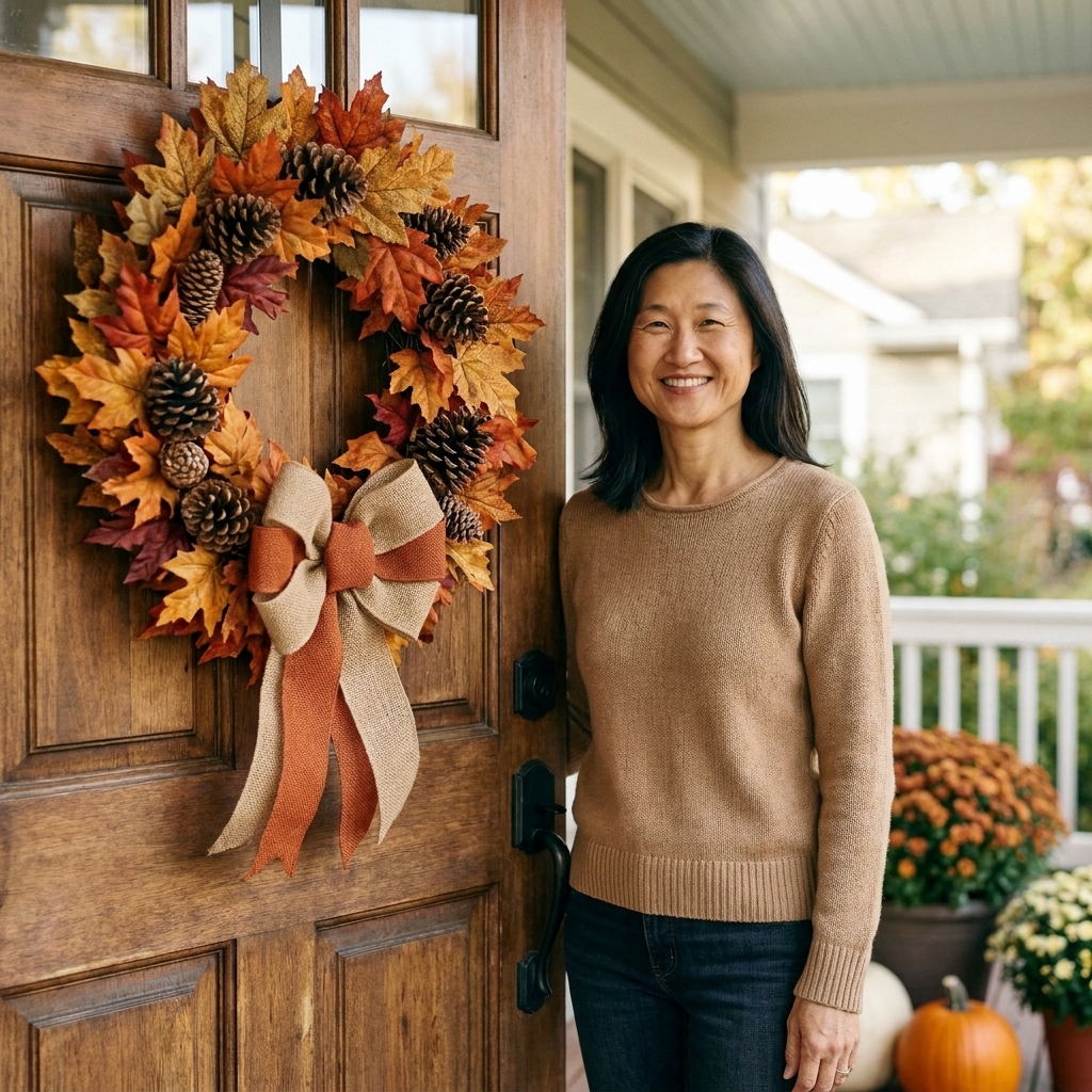 20 Cozy DIY Fall Wreath Ideas for Crafting Beginners
