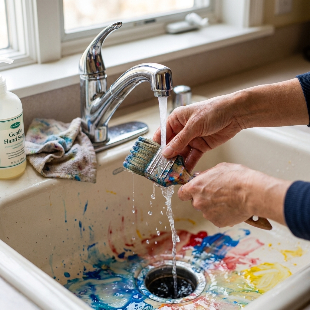 Clean Paintbrushes Like a Pro